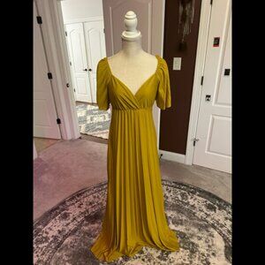 ASOS Pleated Twist Back Dress